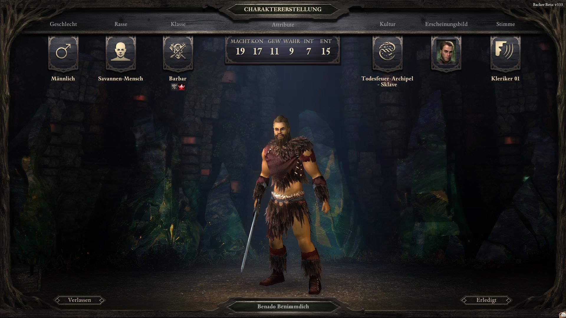 Klasse Barbar (Barbarian) Pillars of Eternity RPGuides