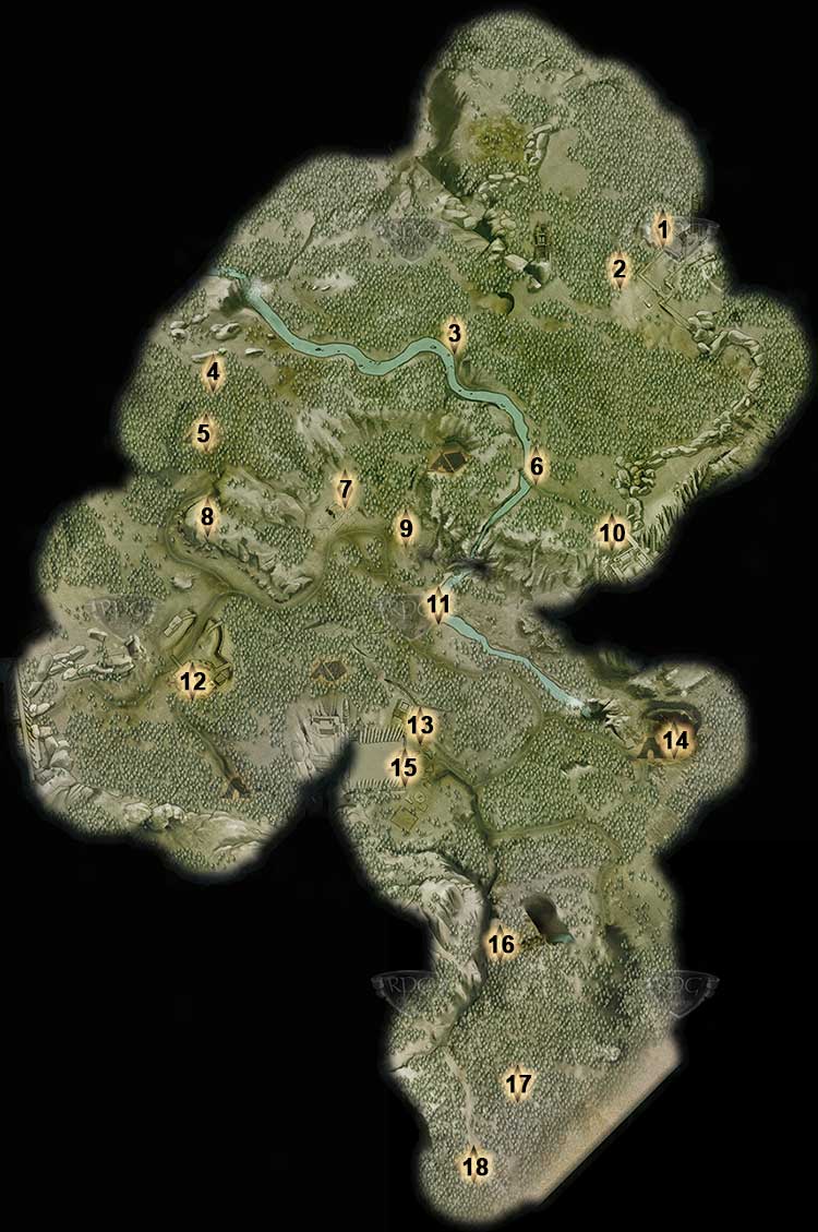 Nebenquest-Karte Die Smaragdgräber