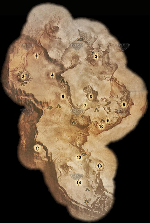 Nebenquest-Karte Die Westgrate
