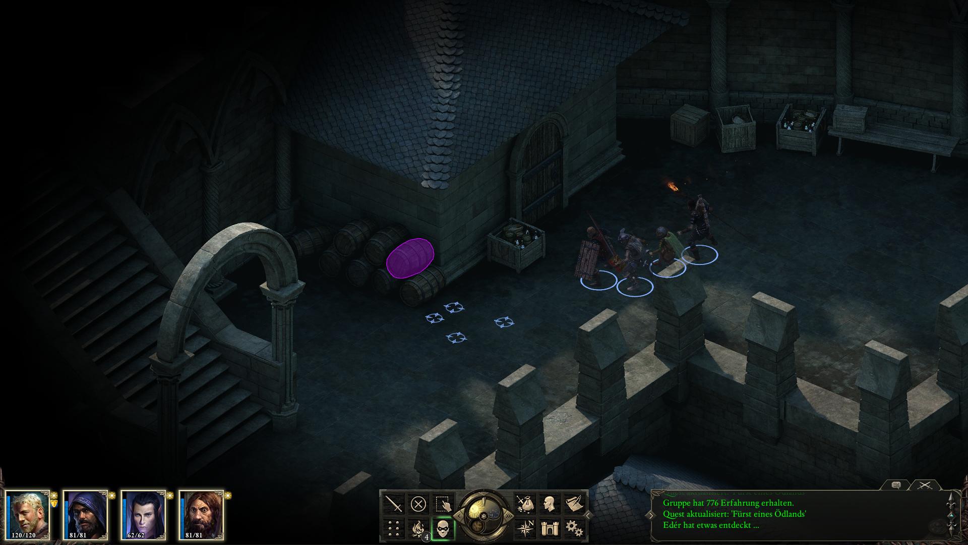 Fürst eines Ödlands (Lord of a barren land) Lösung Pillars of