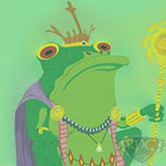 Portrait Froschkönig (Frog King)