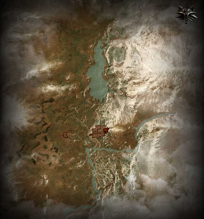 Gebietskarte Kaer Morhan