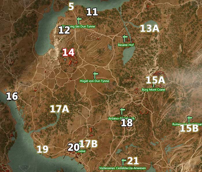 Nebenquest-Karte Dun Tynne